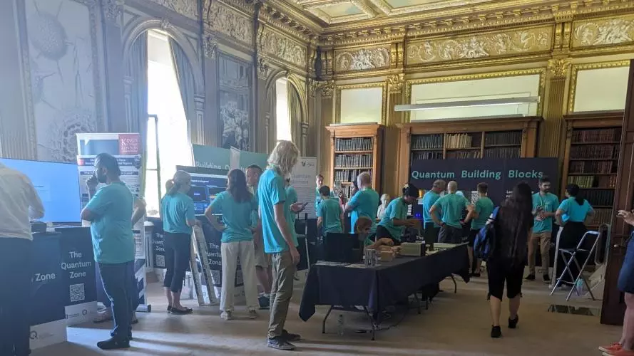 Quantum Zone inside the Royal Society in London