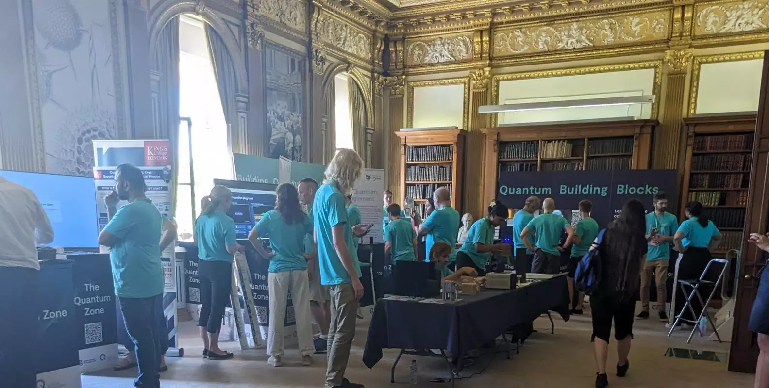 Quantum Zone inside the Royal Society in London